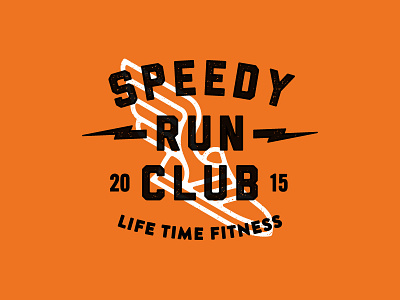 Run Club Shirts apparel branding identity lockup logo typography