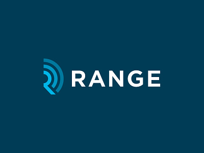 Range Final blue branding color icon identity logo range simple wordmark