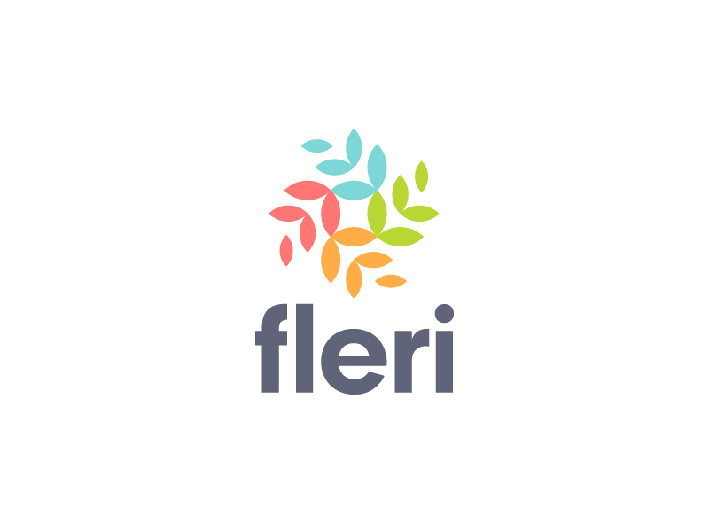 Fleri - Final Mark branding color design icon identity logo logotype mark sans serif wordmark