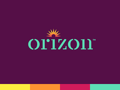 Orizon branding color design icon logo logotype mark type typography wordmark