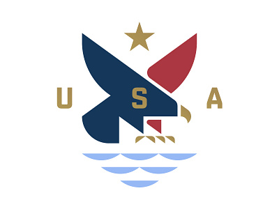 U S A . U S A . america bird brand branding icon logo mark usa vector