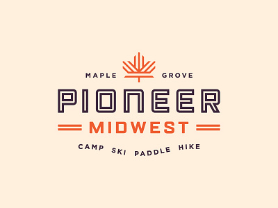 Pioneer Midwest branding color design icon identity lockup logo mark midwest typography