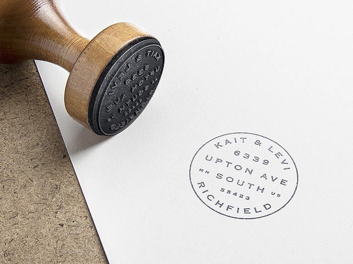 Address Stamp by Levi Lowell on Dribbble