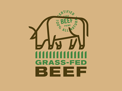 Beef beef branding color cow lockup logo natural packaging typography