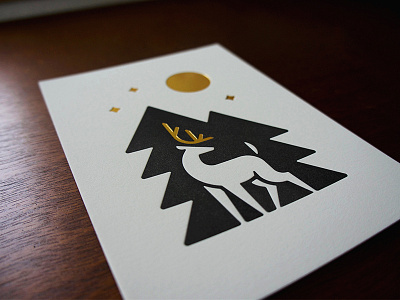 Stag Letterpress & Foil Print