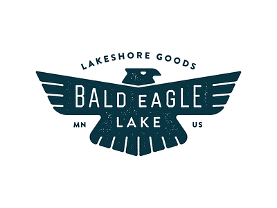 BEL V03 apparel branding crest design eagle logo minnesota shield typography