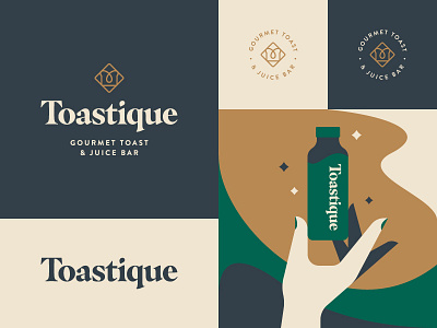 Restaurant Branding branding color palette design identity illustration logo serif typography