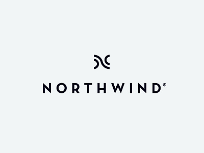 Northwind® brand mark branding design identity logo logotype luxury