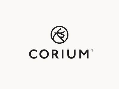 Corium® 02 branding design icon identity lockup logo mark typography vector wordmark