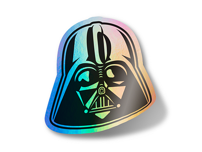 Darth Vader Hologram design illustration sticker vector