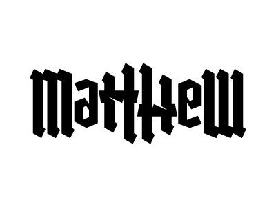 Matthew Ambigram