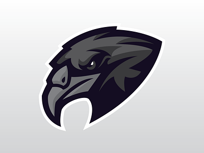 Raven baseball basketball brand branding design hockey illustration logo mascot rugby soccer sports sports logo vector