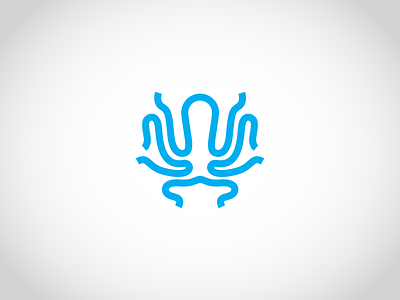 Blue-Ringed Octopus brand design logo octopus