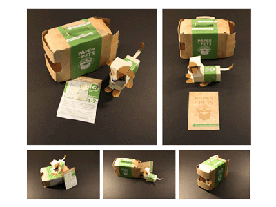 Paper for Pets branding campaign packaging