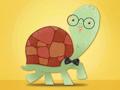 Wise Tortoise characters illustration