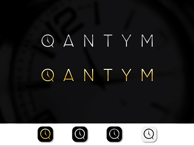 QANTYM logo design logo design minimal logo premium qantym qantym watch