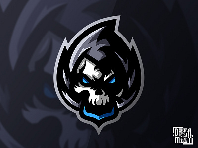 DEATHSKULL MASCOT LOGO ESPORT/SPORT