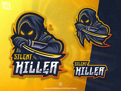 Silent Killer Mascot Logo