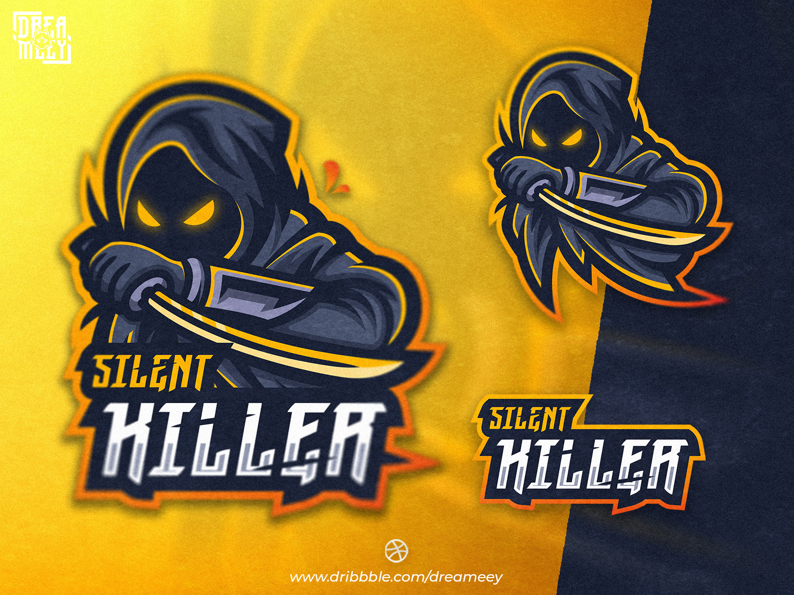 Silent Killer Mascot Logo By Gunggoo On Dribbble