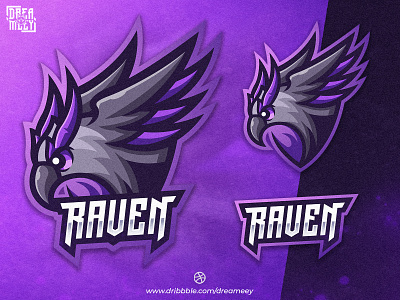 Raven Mascot Logo