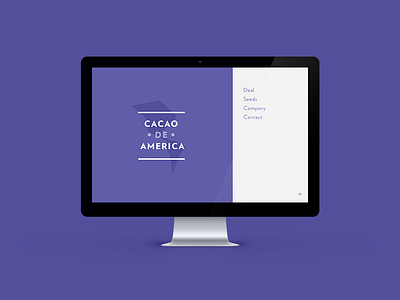 Cacao de América america cacao purple seed