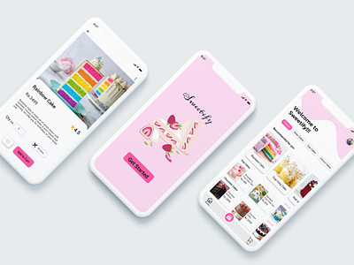 Sweetify App adobe app design design figma mobile app design ui ux