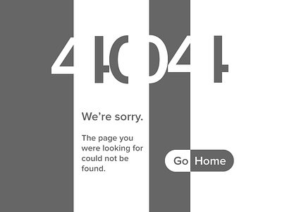 Daily UI 8 – 404 Page 404 8 challenge dailyui error negative space web
