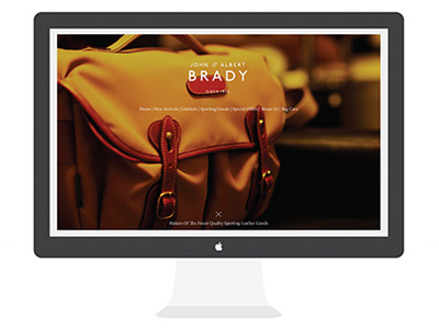 JOHN & ALBERT BRADY—REBRANDING branding webdesign