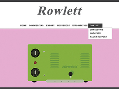 ROWLETT RUTLAND—TOASTER IDENTITY illustration website