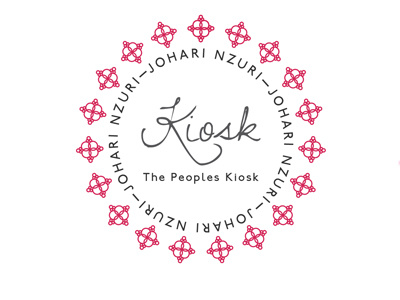 KIOSK—ONLINE CREATIVE PLATFORM branding logo