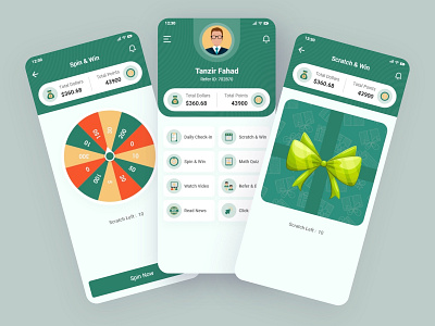 Rewards App UI/UX Design by Softnextit on Dribbble