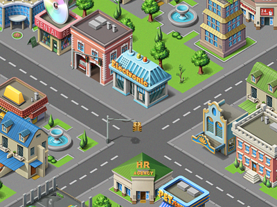 Workflow building city facebook game