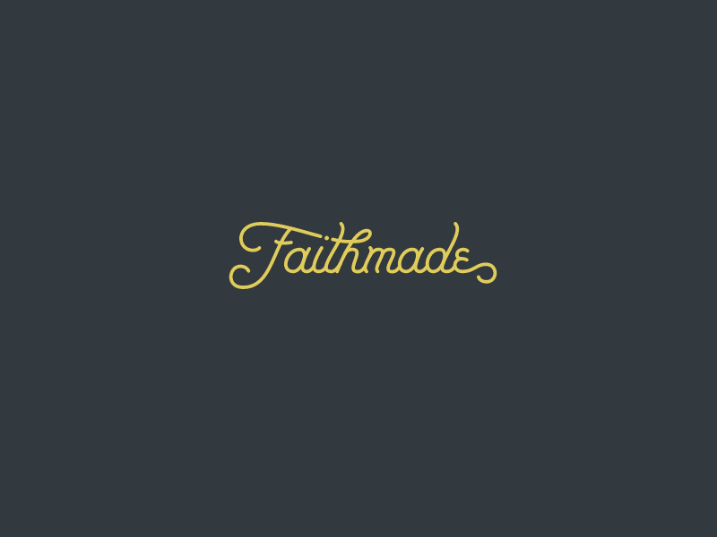Faithmade Logo Animation animation greensock javascript motion movement svg web design xml