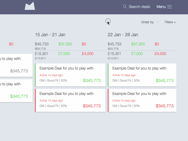 Tracks Bubble Menu animation development interaction interface menu motion movement svg ui