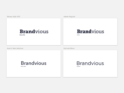 Brandvious Type Concepts branding design graphic design logo typography