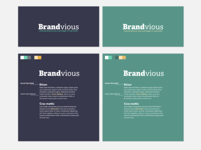 Brandvious Color & Type Pairing
