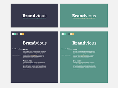 Brandvious Color & Type Pairing design fonts graphic design logo styleguide typography