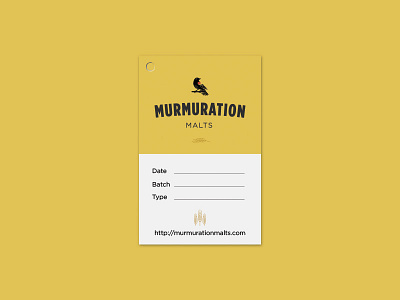 Murmuration Malt Bag Tagging Card