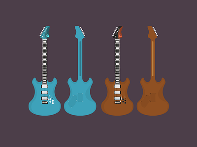 Electric Guitar design electric guitar guitar illustration instrument instrument design music vector