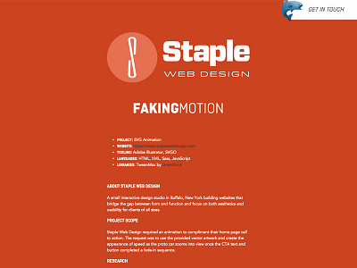 Staple Web Design Case Study