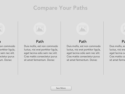 Compare Paths Modal