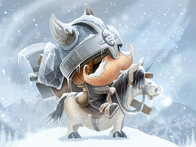 Viking axe character concept game horse ios mustache screen snow viking weapon winter