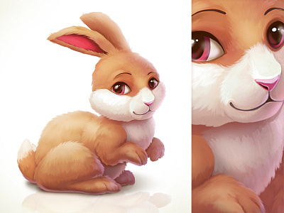 Bunny art bunny cartoon concept drawing gameart illustration rabbit