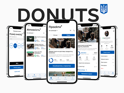 Donuts Mobile App application ios mobile app uiux