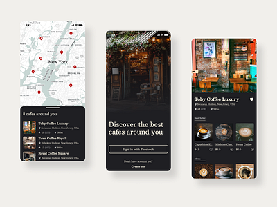 Coffee App Design