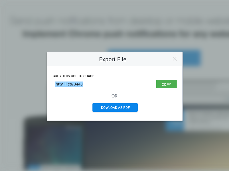 modal box template html