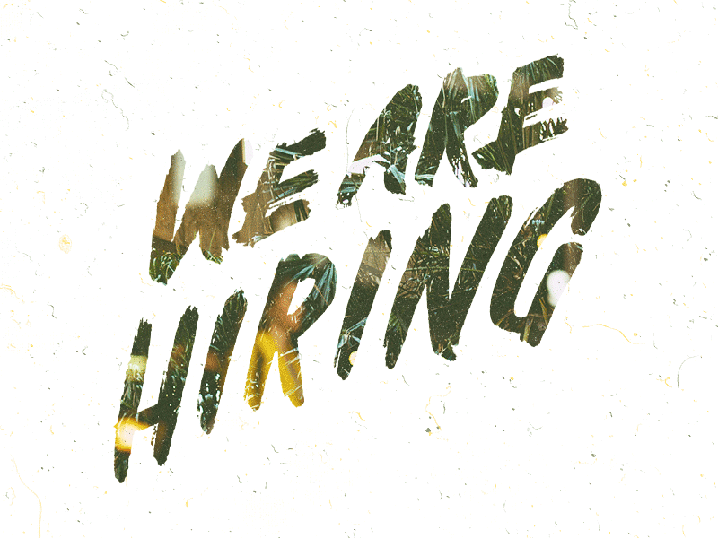 We are Hiring brush chisel copic hand drawn hiring lettering marker type typography