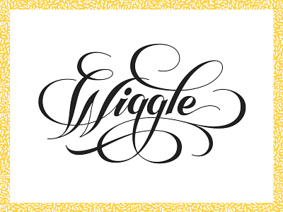 FREE Pattern - Wiggle free lettering pattern theagsc type typography