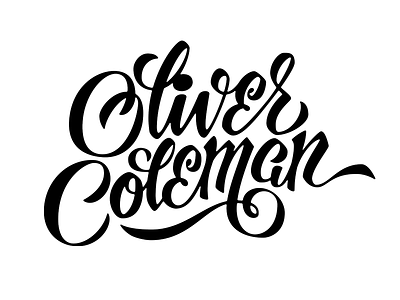 Remembering Oliver Coleman coleman lettering oliver typography