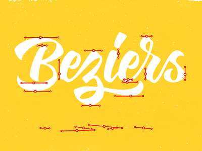 Beziers beziers handle lettering tutorial typography vector